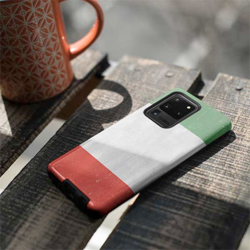 Italy Flag Distressed Galaxy S20 Ultra 5G Pro Case